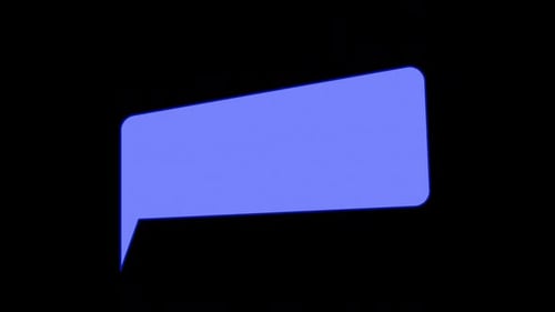 Modern Sliding Speech Bubble Reveal Title