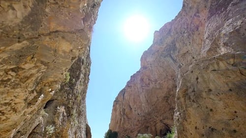Grand Canyon And Summer Sun