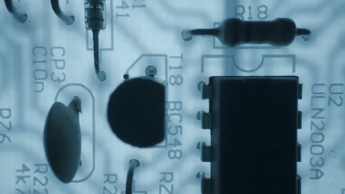 Electronic PCB Printed Circuit Board Digital Abstract Background Electrical Scheme Technology