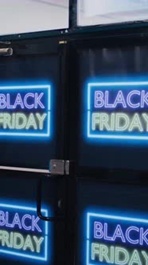 Vertical Video Black Friday Shopping Store Design