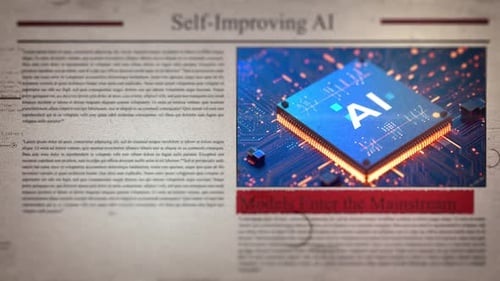Self Improving Ai Models Enter The Mainstream Newspaper Style Headline Titles