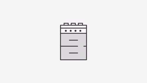 Gas Stove icon animation