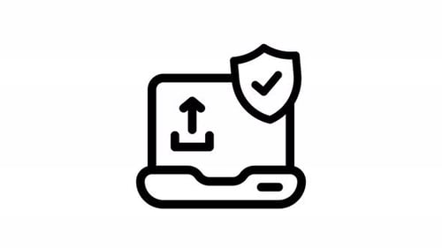 upload line icon animation