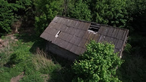 Abandoned House In The Forest