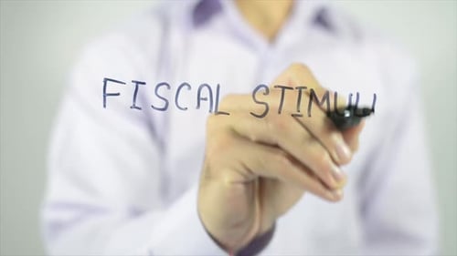 Fiscal Stimulus, Writing on Screen