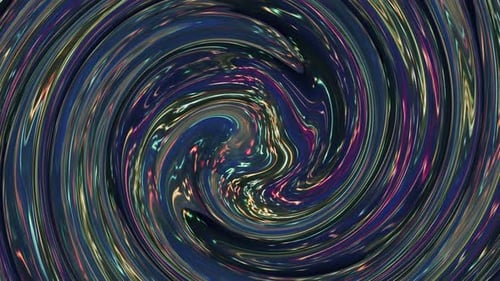 Fond brillant de couleur liquide à tourbillons animés. Motif torsadé, coloré et brillant. Vd369