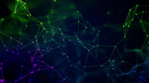 Plexus Digital Futuristic Network Background V4