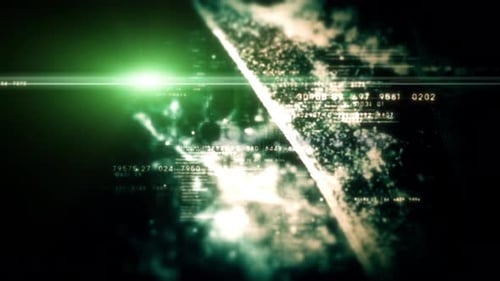 Advanced Matrix Simulation Data Head Up Display 01