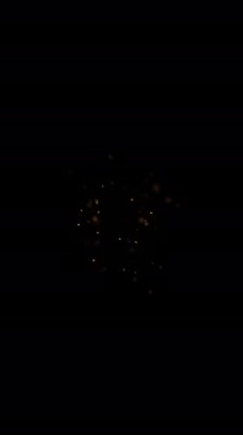 Dynamic Golden Spark Particle Burst Effect