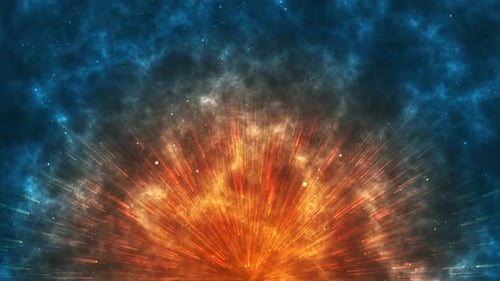 Abstract Space Energy Burst Background Loop