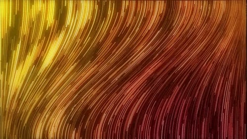 Abstract Glowing Particle Wave Background Animation