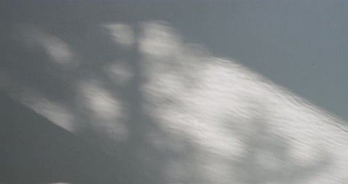 Sunlight Creates Abstract Pattern of Light on Wall