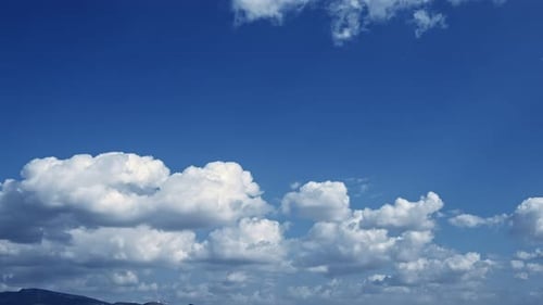 Bright And Soft Clouds Time Lapse 4