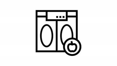 weight line icon animation
