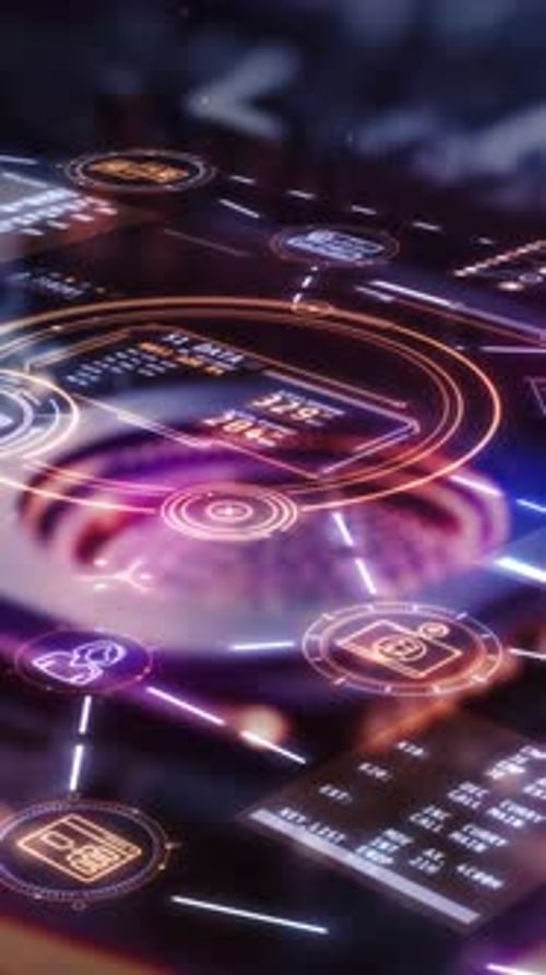 The Processor Processes a Data Array Infographics in Motion