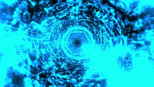 Surrealer kosmischer Tunnel-Hintergrund