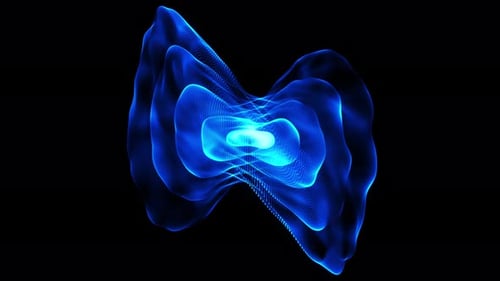 Blue Particle Waves