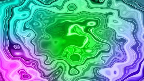 Vibrant Fluid Color Swirls Abstract Animated Background