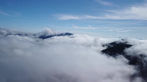 Beautiful Cloud Landscape Aerial View of the Clouds