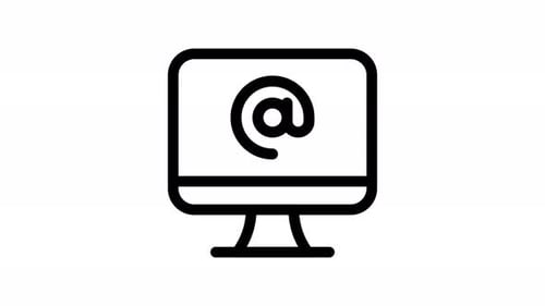 screen line icon animation