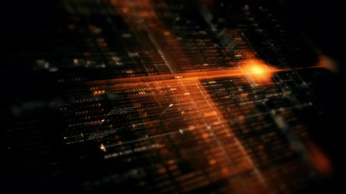 Advanced Data Matrix Simulation Vertical Background 20