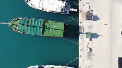 Boats Moored to Quay