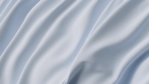 Waving White Cloth Abstract Background