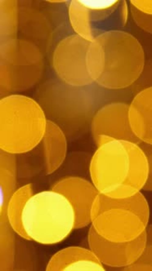 Gelbes Bokeh, energetisches Bokeh, verbessert das Partyambiente und die Optik. Der hell leuchtende Bokeh-Vorhang