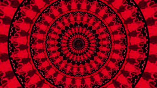 Rote Mandala-Hintergrundschleife