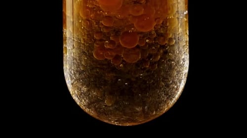 Gold Serum Drops Wassertropfen Transparency Liquid Element Cosmetics Golden Serum Liquid Bubbles