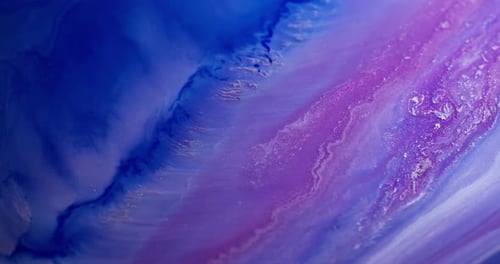 Paint Mix Art Emulsion Blur Shimmering Stream