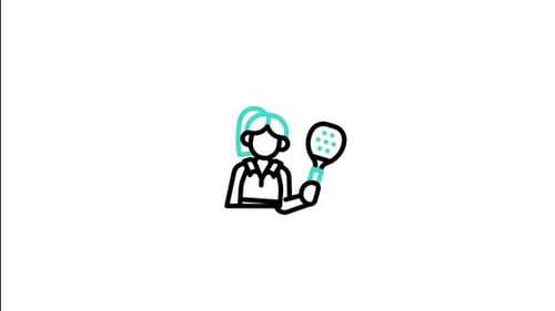 Animated Minimalist Sports People Icons Pack