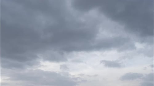 Dark, Overcast, Grey Clouds Drifting Slowly