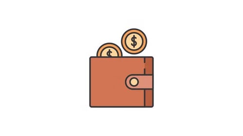Purse icon animation