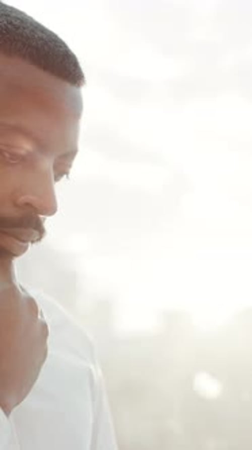 Research, online and hands with tablet, office or planning for investment proposal