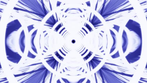 Light Violet Neon Rings Tunnel Vj Loop Background Animation