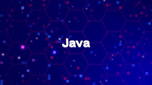 Futuristic Hexagon Grid Technology Background Loop