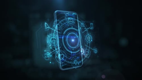 Smartphone As a Canvas for Animated Data