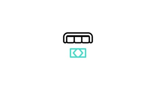 Animiertes Sofa-Symbol