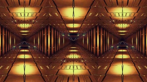 Abstract Colorful Tunnel Background Video