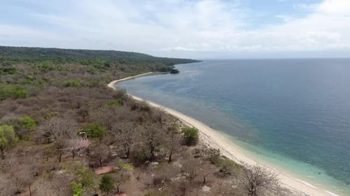 Aerial view of beautiful beach