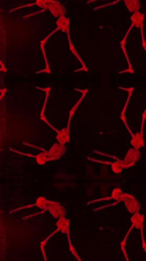 Motif de squelettes de zombies 02