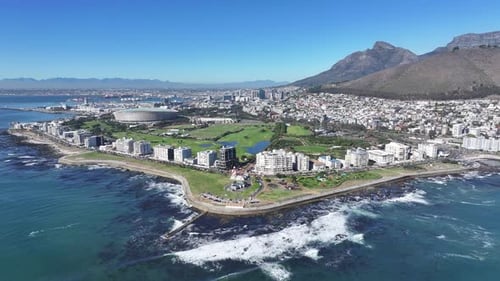Green Point At Cape Town In Western Cape South Africa.