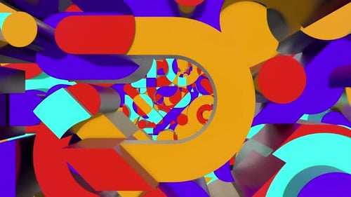 Geometric Pop Background 2