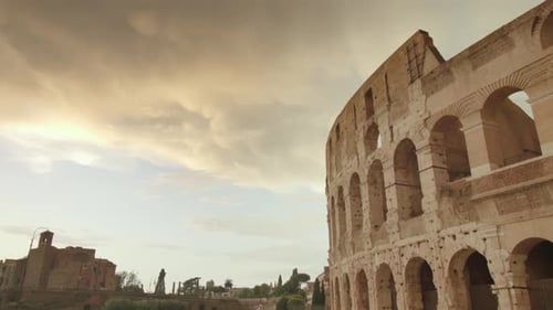 The Colosseum in Rome, Italy during the Day