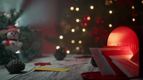 Christmas Magic: Letters to Santa in Cozy Setting