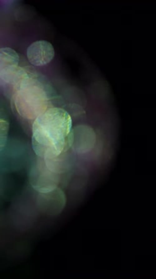Abstract Light Leaks and Bokeh Effects Overlay