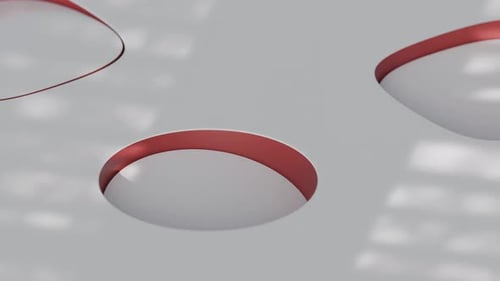 Filling Shapes Loop 3D Animation