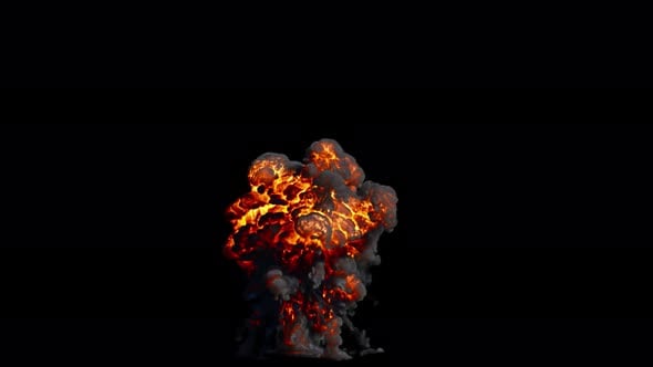 Large Explosion on transparent background, Bugs Motion Graphics ft ...