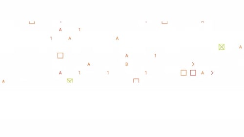 Colleción de corrupción: animación de transición de datos del efecto de falla de una señal de ruido analógica parpadeante